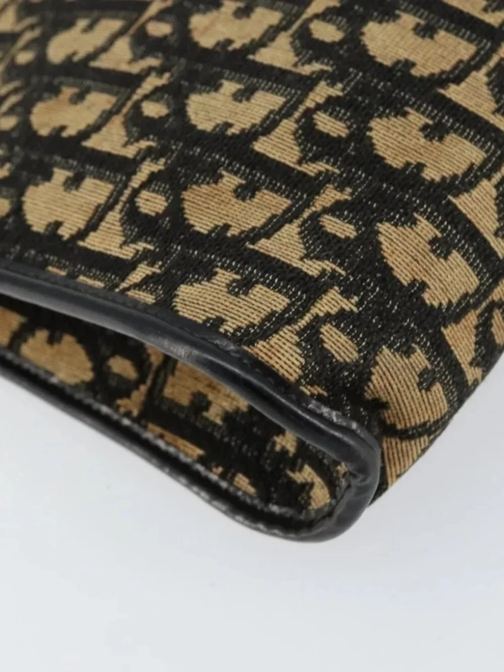 Christian Dior Trotter Canvas Shoulder Bag Navy Auth - Picture 11 of 16